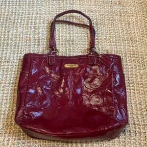 Burgundy Coach Bag